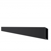 rhombus 21x75x1780mm - black ral9005
