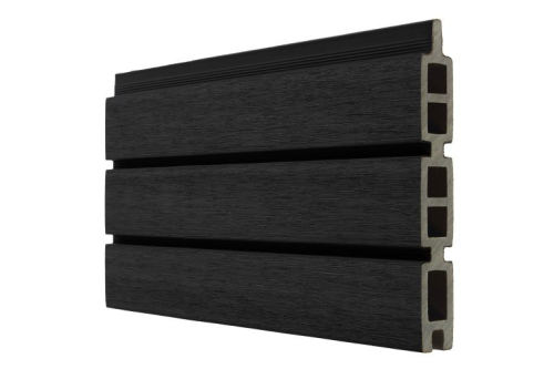 Fiberdeck Boston WPC Modern fence board 21x160x1780 mm Ebony Black