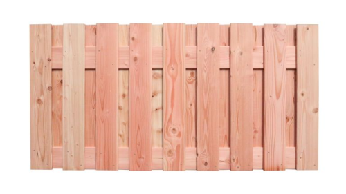 Douglas geschaafd plankenscherm 19-planks 16 mm 180x90 cm onbehandeld