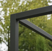 pergola zwart gecoat sfeer zoom