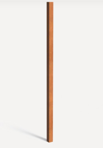 Tuinpaal 3000 10x10x300 cm Corten