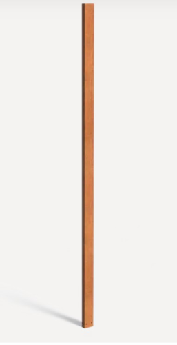 Tuinpaal 3000 5x10x300 cm Corten