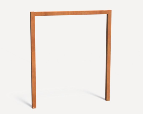 Pergola U-vorm 10x220x250 cm Corten