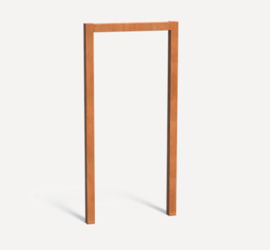 pergola u-vorm 10x120x250 cm corten