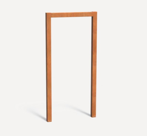 Pergola U-vorm 10x120x250 cm Corten