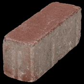 Tumbled Bricks dikformaat rood