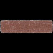 Tumbled Bricks waalformaat 20x5x7 cm Rood
