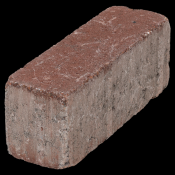 Tumbled Bricks dikformaat rood/bruin