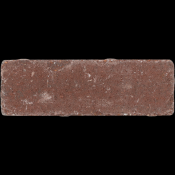 Tumbled Bricks dikformaat rood/bruin