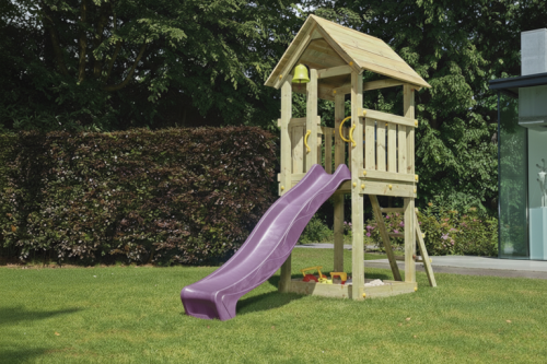 Speeltoren Kiosk, geschaafd grenen