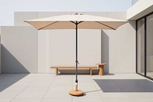 Murcia umbrella parasol taupe 200x300 cm