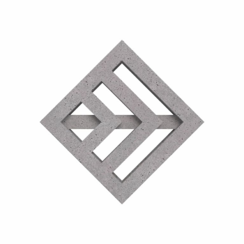 Schellevis grasbetontegel leaf 80x80x10 grijs