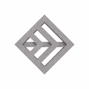 Schellevis grasbetontegel leaf 80x80x10 grijs