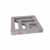 Schellevis grasbetontegel leaf 80x80x10 grijs