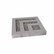 Schellevis grasbetontegel leaf 80x80x10 grijs