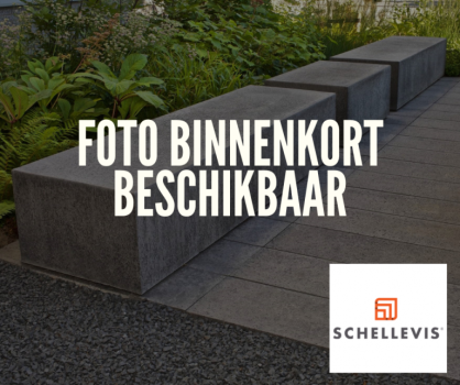 Schellevis Oud hollands zitelement gebogen 200x60x47 carbon