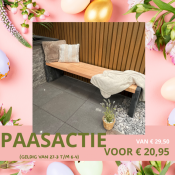 Zitbank Milo Excellent, douglas 45x39x170 cm ACTIE PAAS ACTIE