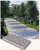 Schellevis Matrix waterdoorlatende bestrating grijs met grind