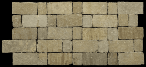 Vintage stone limestone gez. kasseien