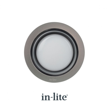In-Lite Integrated FUSION Ø 60 mm Pearl Grey l Grondspot