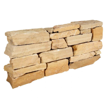 Kalksteen Bourgogne geel 10-14 cm (1550 kg per kist)