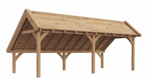 Eiken kapschuur De Veste 11100x4400x3750mm (bxdxh) links