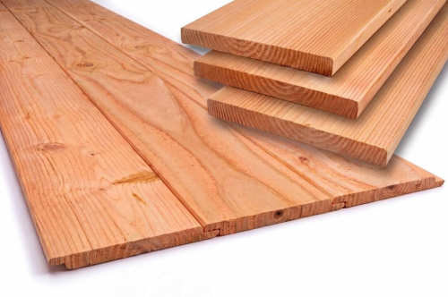 Dakplanken en boeidelen t.b.v. CP plat dak | 4105x3460mm | fijnbezaagd/geschaafd Douglas