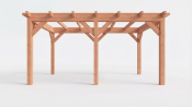 Constructiepakket plat dak | 5310x3460x2500mm | fijnbezaagd Douglas