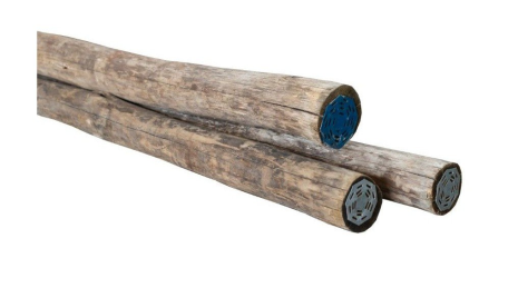 Cloeziana VSA paal 400x12-14 cm, geschild en ongepunt