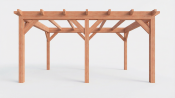 Constructiepakket plat dak | 5310x4105x2500mm | fijnbezaagd Douglas
