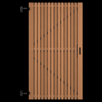 Thermovision Ayous geschaafd latten deur vert. met frame 99x178 cm