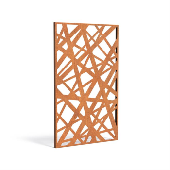 Paneel Abstract 110x5x180 cm CorTen 2mm Stroken