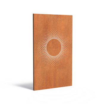 Paneel Abstract 110x5x180 cm CorTen 2mm Zon