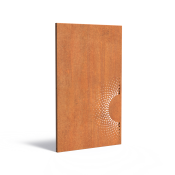 Paneel Abstract 110x5x180 cm CorTen 2mm Halve Lage Zon