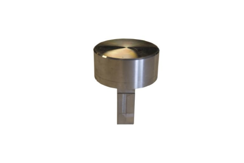 Aluminium heikop t.b.v. H-gleufpaal