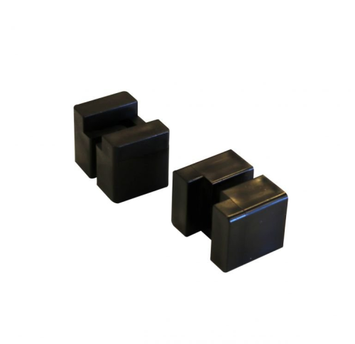 PVC adaptor clip t.b.v. centreren dubbele staafmat 6/5/6 schermen in de H-gleufpaal
