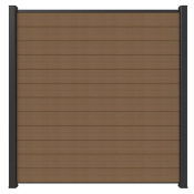 NewTechWood Co-extrusie composiet scherm, 180 x 180 cm, Teak.
