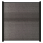 NewTechWood Co-extrusie composiet scherm Triple, 180 x 180 cm, Silver Gray.