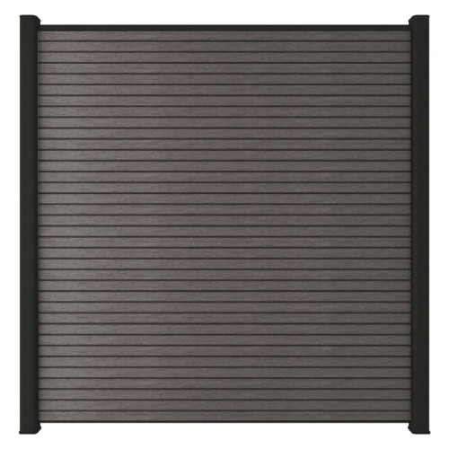 NewTechWood Co-extrusie composiet scherm Triple, 180 x 180 cm, Silver Gray.