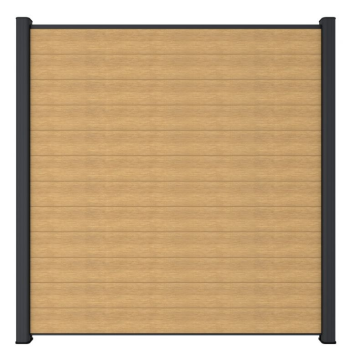 NewTechWood Co-extrusie composiet scherm, 180 x 180 cm, Red Cedar.