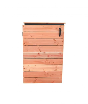 Douglas containerkast enkel op zwart frame, (HxBxD) 118 x 77 x 85 cm, onbehandeld