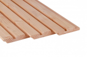 Douglas geschaafd rhombusprofiel 2,7 x 14,5 x 224 cm, onbehandeld.