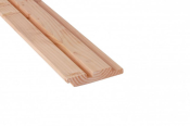 Douglas geschaafd rhombusprofiel 2,7 x 14,5 x 224 cm, onbehandeld.