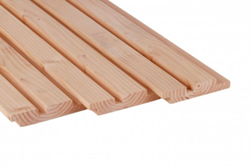 Douglas geschaafd rhombusprofiel 2,7x14,5x500 cm, onbehandeld