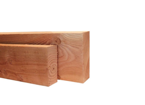 Douglas geschaafde gording 6,5x21x300 cm, onbehandeld.