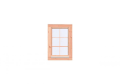 Douglas Draai-kiep raam Prestige 84,4x126,2 cm, onbehandeld.
