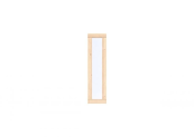 Vuren Vast raam Prestige 150x40 cm, onbehandeld.