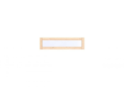 Vuren Vast raam Prestige 150x40 cm, onbehandeld.