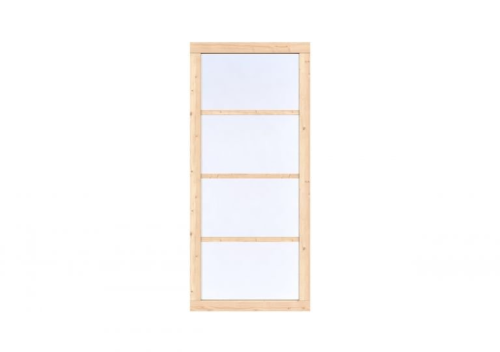 Vuren Vast raam Prestige 100x224 cm, onbehandeld.