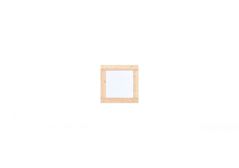 Vuren Vast raam Prestige 66x66 cm, onbehandeld.